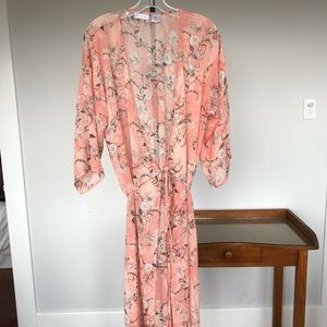 Kimono in soft pink